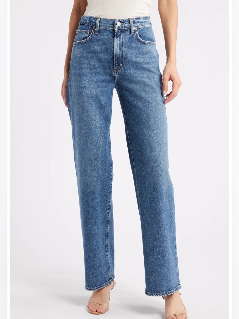 AGOLDE Harper Ankle Relaxed Straight Leg Jeans
